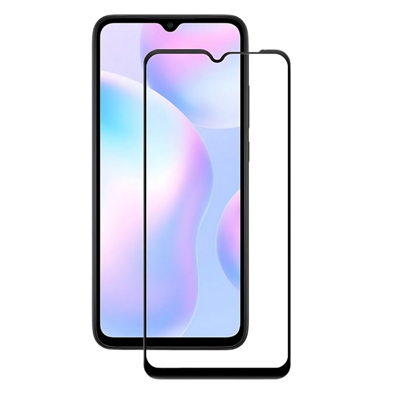 Стъклен протектор за дисплей OG 5D Slim с цяло лепило, За Xiaomi Redmi 14C, Черен