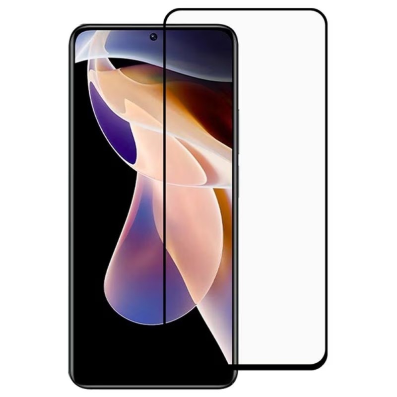 Стъклен протектор за дисплей OG 5D Slim с цяло лепило, За Xiaomi Redmi Note 11 Pro 4G/Note 11 Pro 5G/Note 12 Pro 4G, Черен