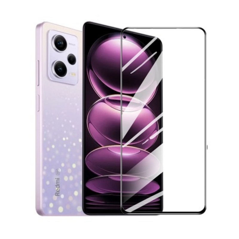 Стъклен протектор за дисплей OG 5D Slim с цяло лепило, За Xiaomi Redmi Note 12 Pro Plus, Черен