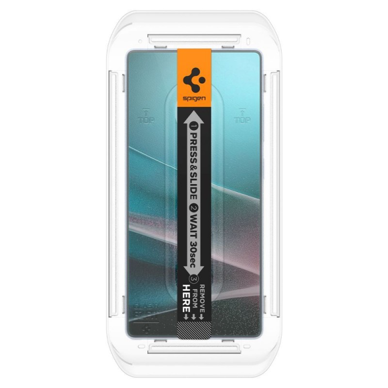 Стъклен протектор Spigen GLAS.tR EZ Fit  с цяло лепило, За Samsung Galaxy S25 Ultra, Прозрачен
