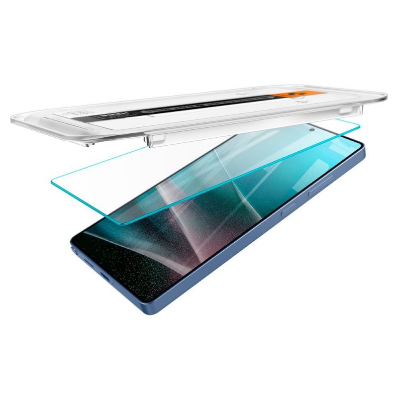 Стъклен протектор Spigen GLAS.tR EZ Fit  с цяло лепило, За Samsung Galaxy S25 Ultra, Прозрачен