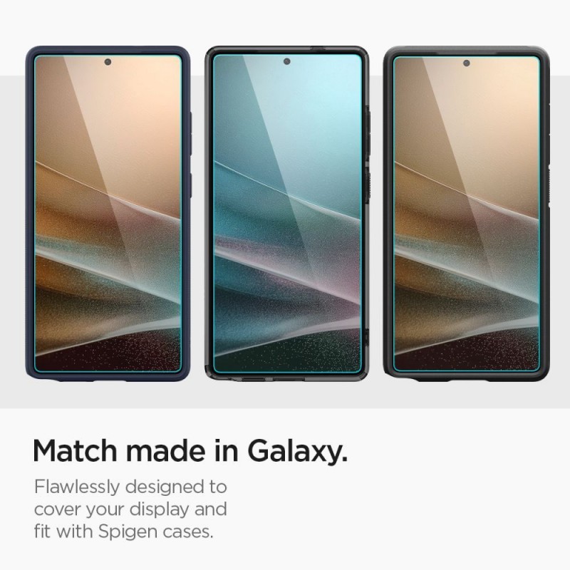 Стъклен протектор Spigen GLAS.tR EZ Fit  с цяло лепило, За Samsung Galaxy S25 Ultra, Прозрачен