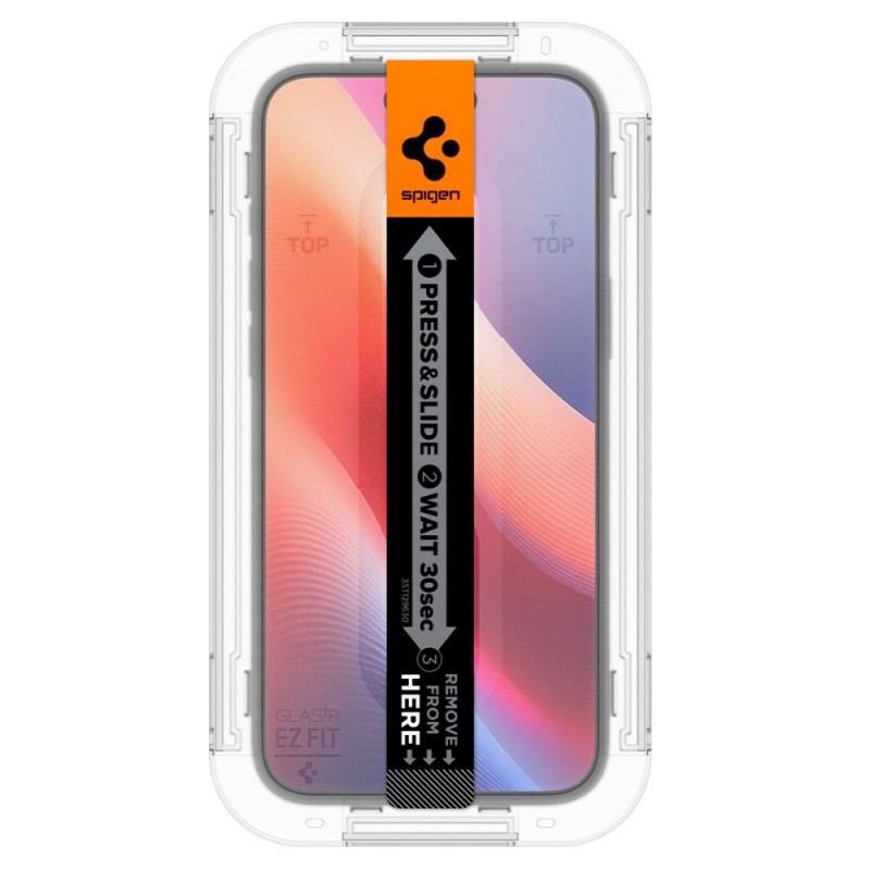 Стъклен протектор Spigen GLAS.tR EZ Fit, За iPhone 16 Pro Max (6.9), Прозрачен