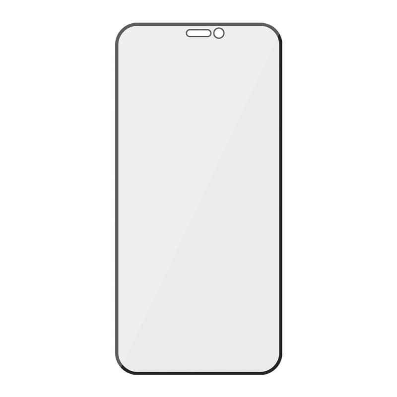 Стъклен протектор за дисплей 3mk HardGlass Max Privacy™ с цяло лепило, За iPhone 12/12 Pro (6.1), Черен