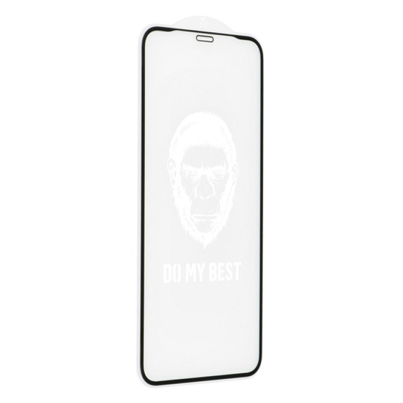 Стъклен протектор за дисплей Blueo 5D Full Strong HD с цяло лепило, За iPhone 11 (6.1), Черен