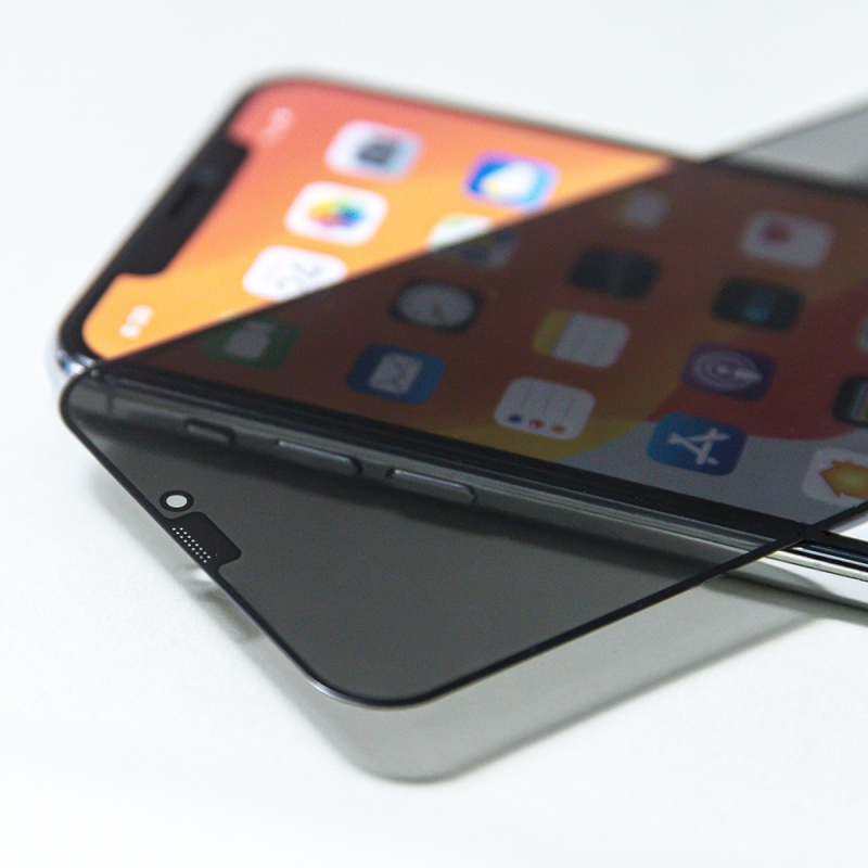 Стъклен протектор за дисплей MBX 5D Full Privacy с цяло лепило, За Samsung Galaxy S25, Черен