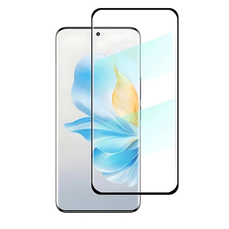 Стъклен протектор за дисплей MBX 5D Slim с цяло лепило, За Honor 200 Smart, Черен