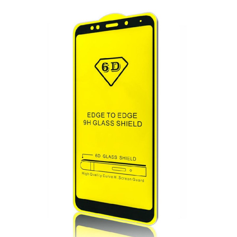 Стъклен протектор за дисплей MBX 5D Slim с цяло лепило, За iPhone 11 Pro Max (6.5), Черен