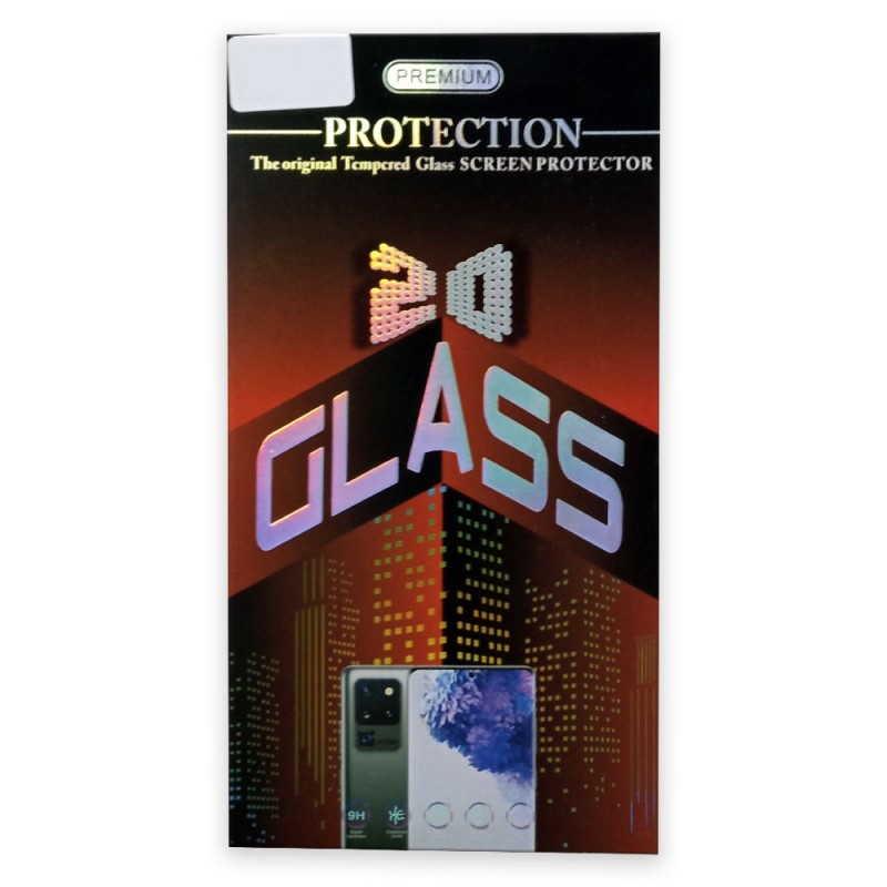 Стъклен протектор за дисплей MBX 5D Slim с цяло лепило, За iPhone 11 Pro Max (6.5), Черен