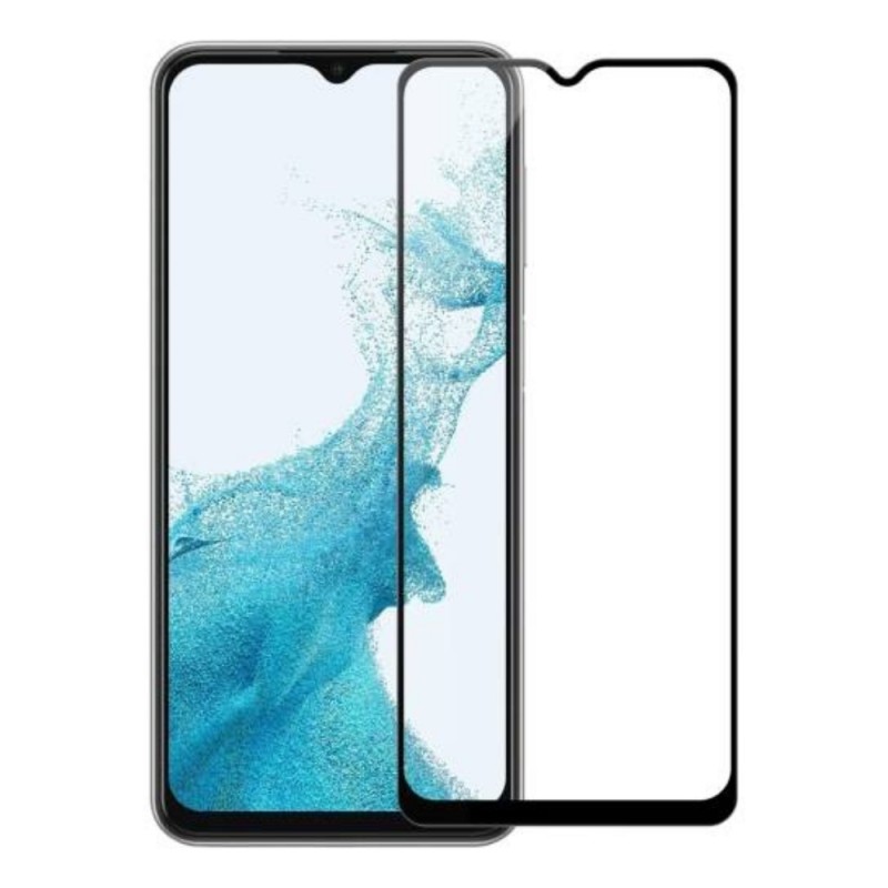 Стъклен протектор за дисплей MBX 5D Slim с цяло лепило, За Samsung Galaxy A13 5G/A04s (A136U/A047F), Черен