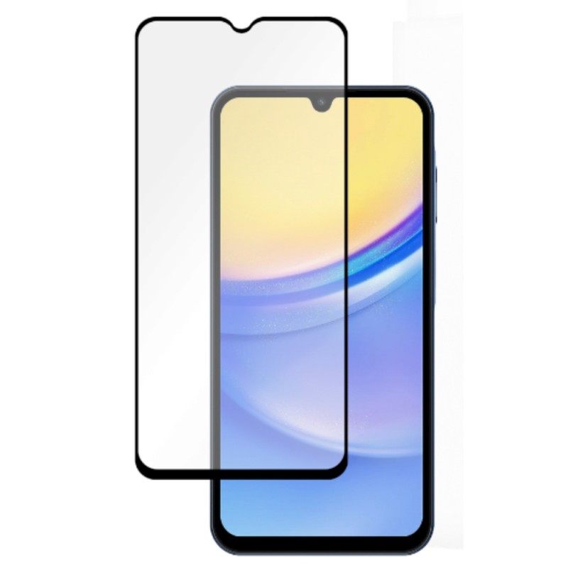 Стъклен протектор за дисплей MBX 5D Slim с цяло лепило, За Samsung Galaxy A15 4G/5G (A155F/A156B), Черен