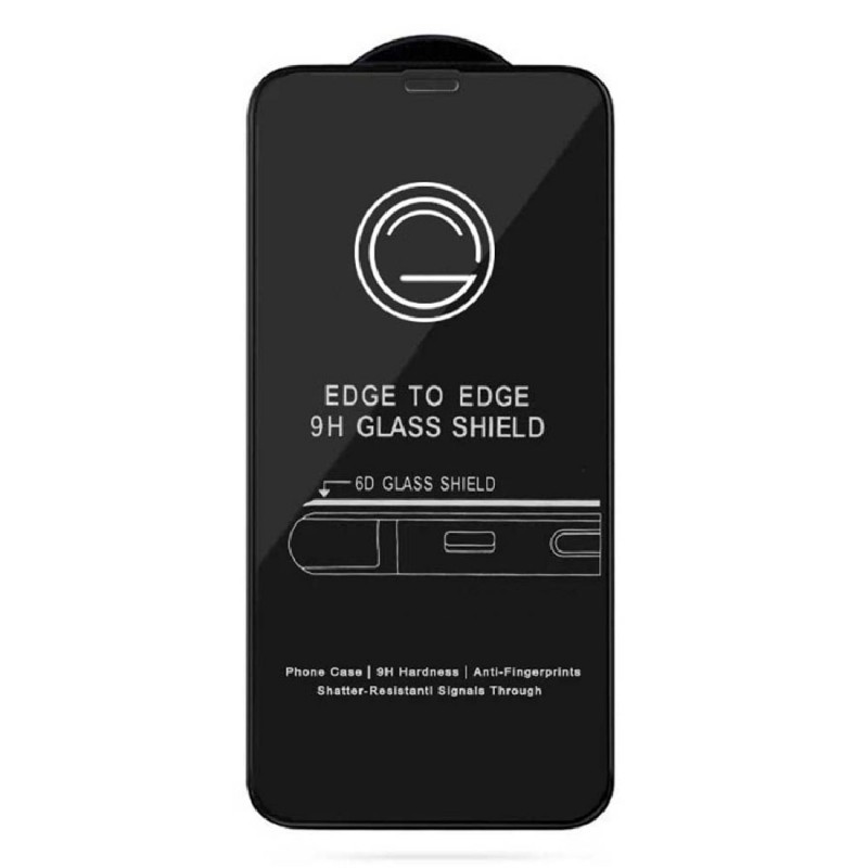 Стъклен протектор за дисплей MBX 5D Slim с цяло лепило, За Samsung Galaxy A51 (A515F), Черен