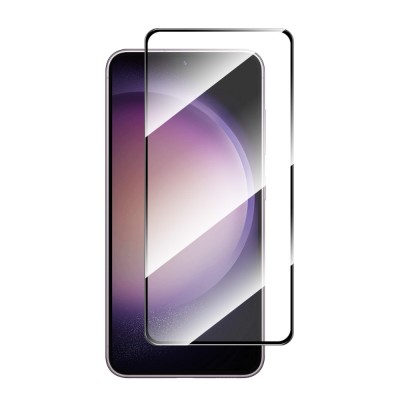 Стъклен протектор MBX 5D Slim с цяло лепило, За Samsung Galaxy S24 Plus (S926B), Черен