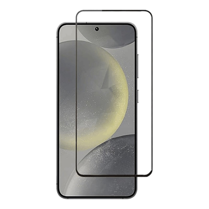 Стъклен протектор за дисплей MBX 5D Slim с цяло лепило, За Samsung Galaxy S24 (S921B), Черен