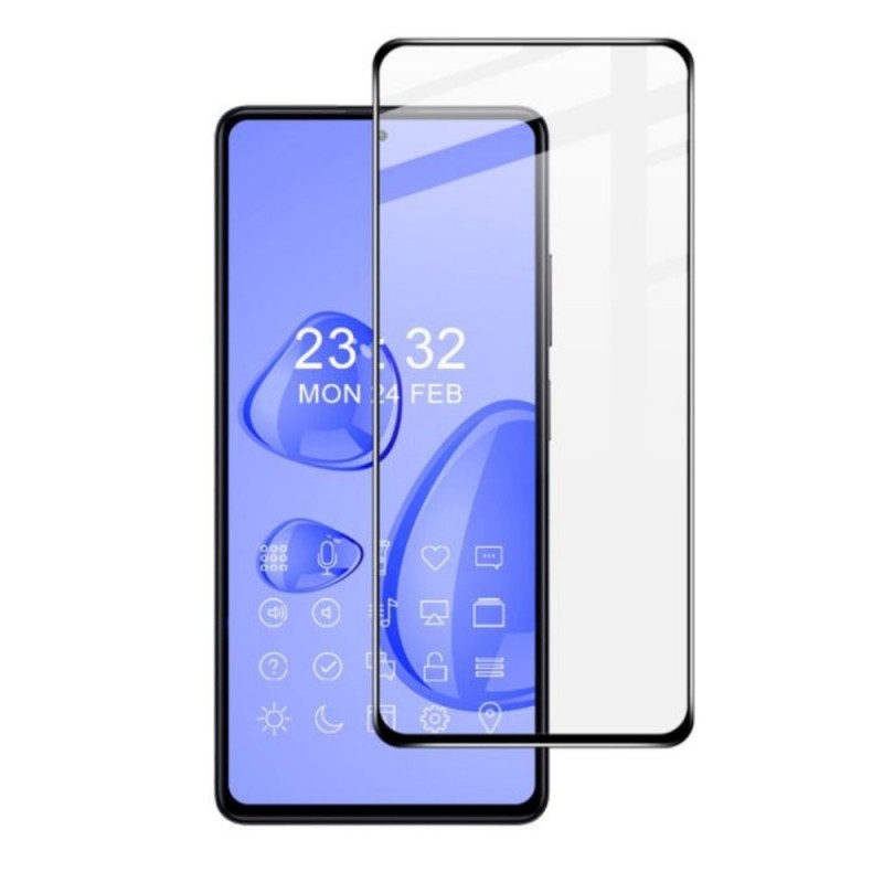Стъклен протектор за дисплей MBX 5D Slim с цяло лепило, За Xiaomi Redmi Note 12 Pro 5G, Черен