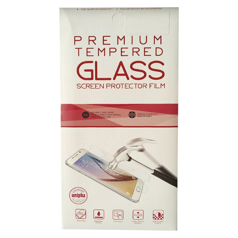 Стъклен протектор за дисплей MBX 9D Paper Box Flat, За iPhone 11 (6.1), Черен