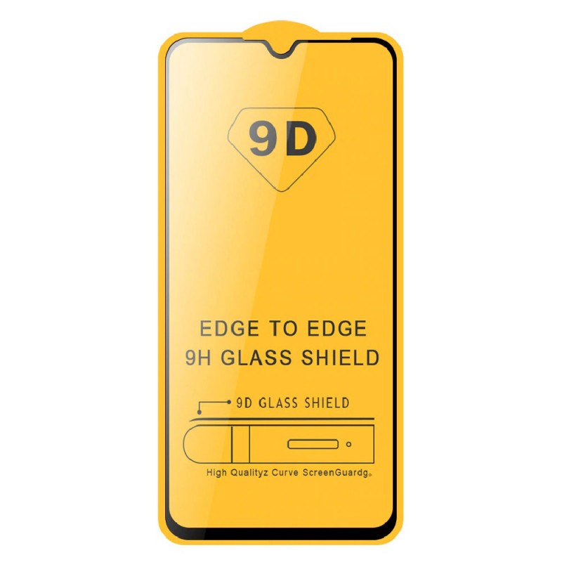 Стъклен протектор за дисплей MBX 9D Paper Box Flat, За iPhone 11 Pro (5.8), Черен