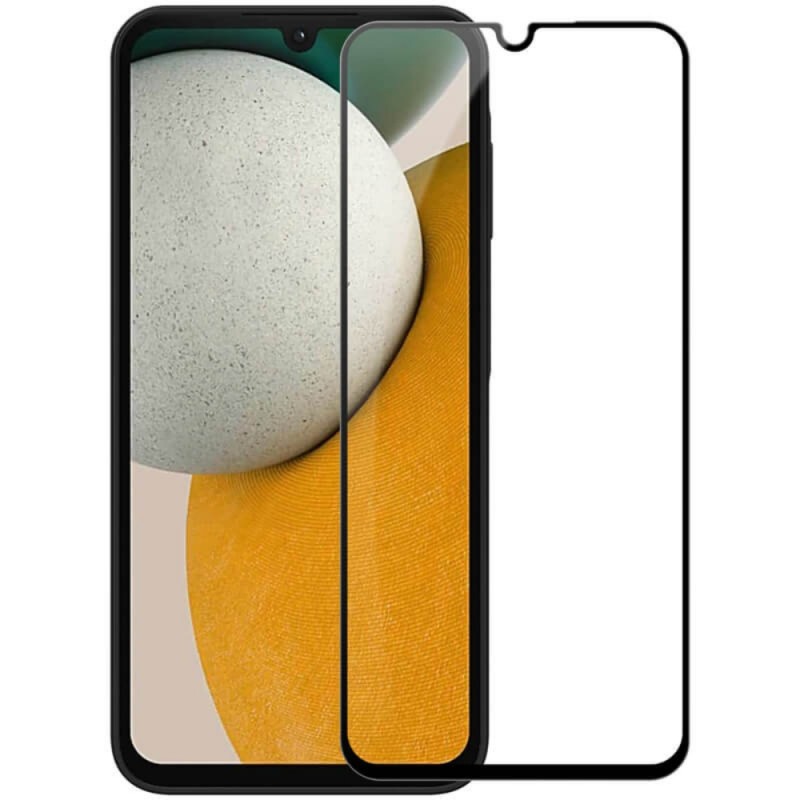 Стъклен протектор за дисплей MBX 9D Paper Box Flat, За Samsung Galaxy A15 4G/5G (A155F/A156B), Черен