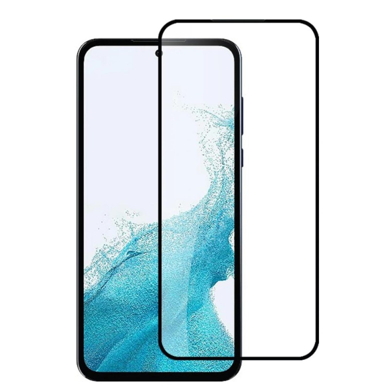 Стъклен протектор за дисплей MBX 9D Paper Box Flat, За Samsung Galaxy A54 5G (A546B), Черен
