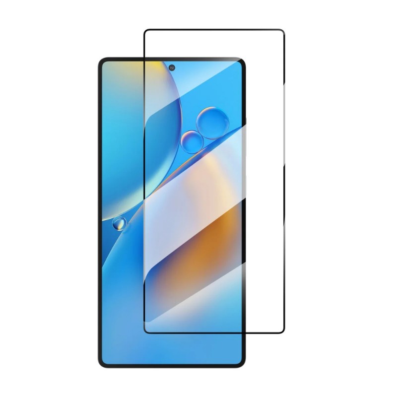 Стъклен протектор за дисплей MBX 9D Paper Box Flat, За Samsung Galaxy S25 Ultra, Черен