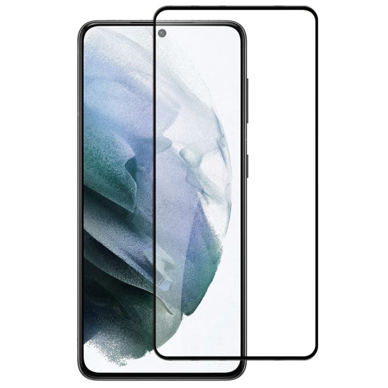 Стъклен протектор за дисплей OG 5D Slim с цяло лепило без дупка, За Samsung Galaxy S23 (S911B), Черен