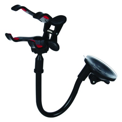 Стойка за кола за предното стъкло Setty Clipper, Двойна дълго рамо, Черна