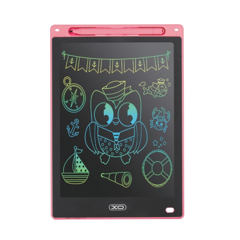 Цветен LCD таблет за рисуване XO writing tablet LCD V01 10, Розов