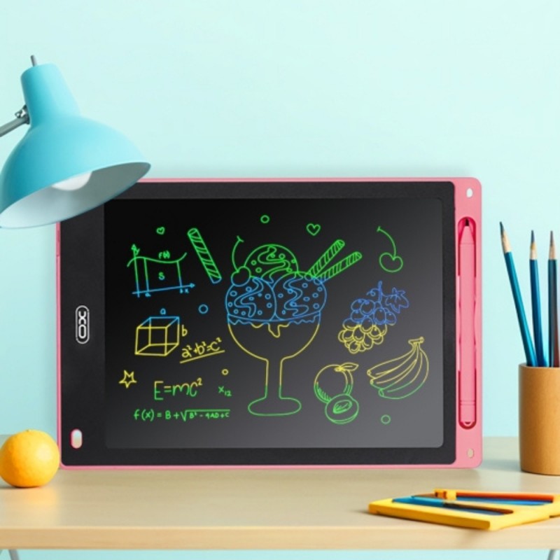 Цветен LCD таблет за рисуване XO writing tablet LCD V01 10, Розов