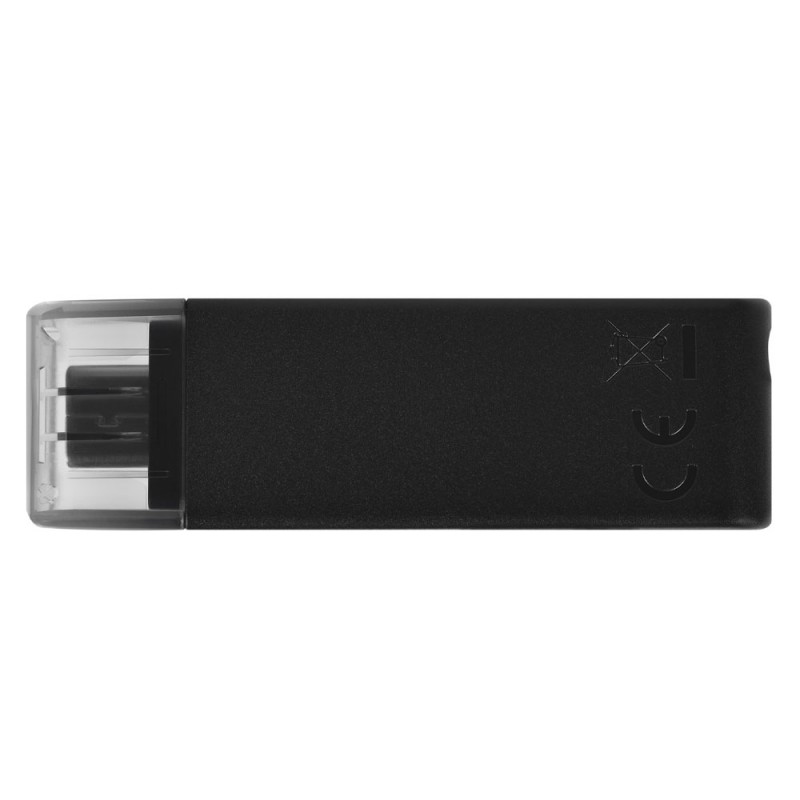 Type C флаш памет Kingston DT70 64GB, Черен