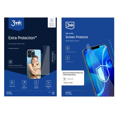 Удароустойчив протектор силиконов 3mk Extra Protection™, Универсален