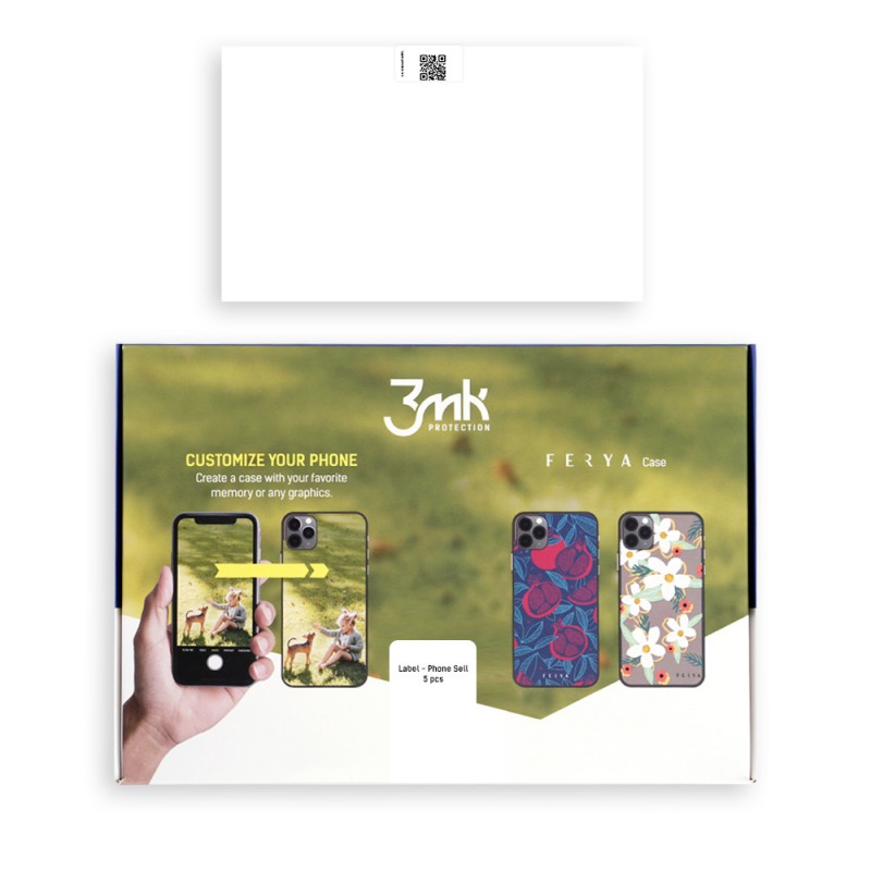 Удароустойчив протектор силиконов 3mk Label Skin™, Универсален