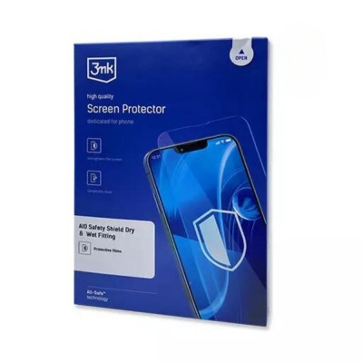 Удароустойчив протектор силиконов 3mk Safety Shield™, Универсален