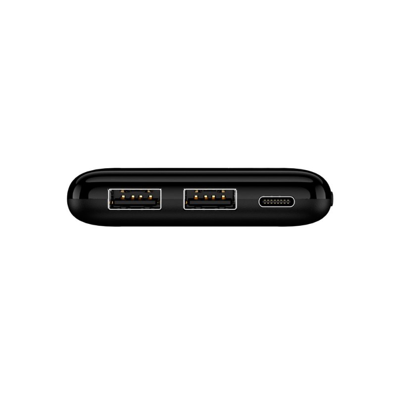 Външна батерия Power Bank Setty 5000 mAh LCD, Черна