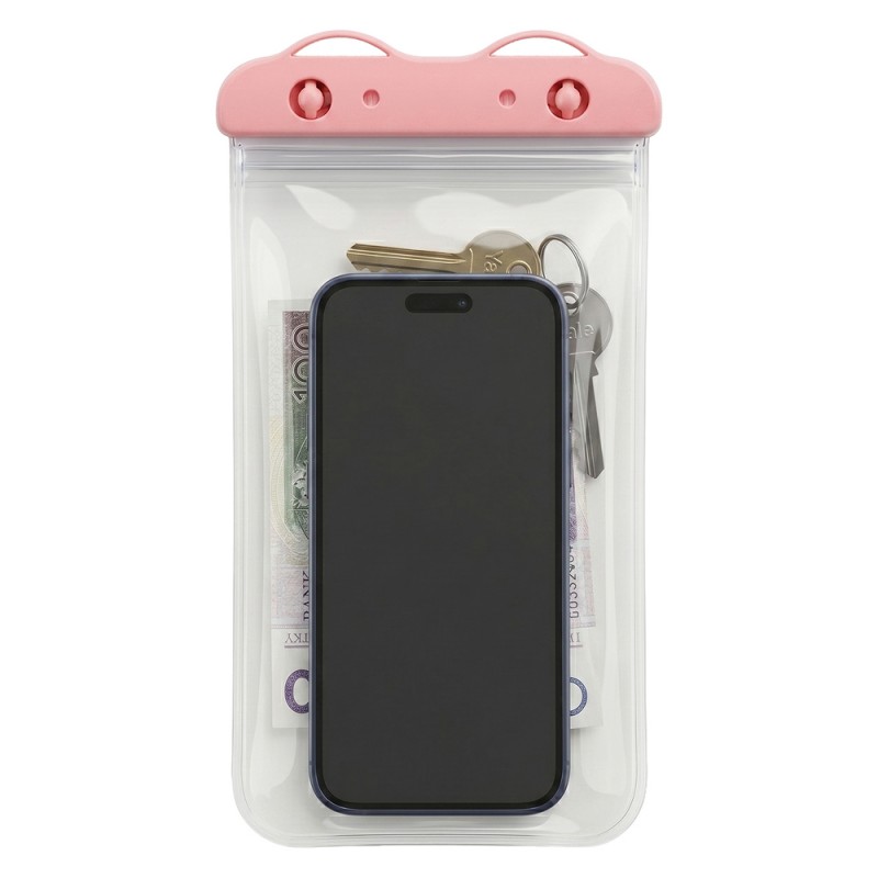 Водоустойчив калъф bSmart Rainbow, розов
