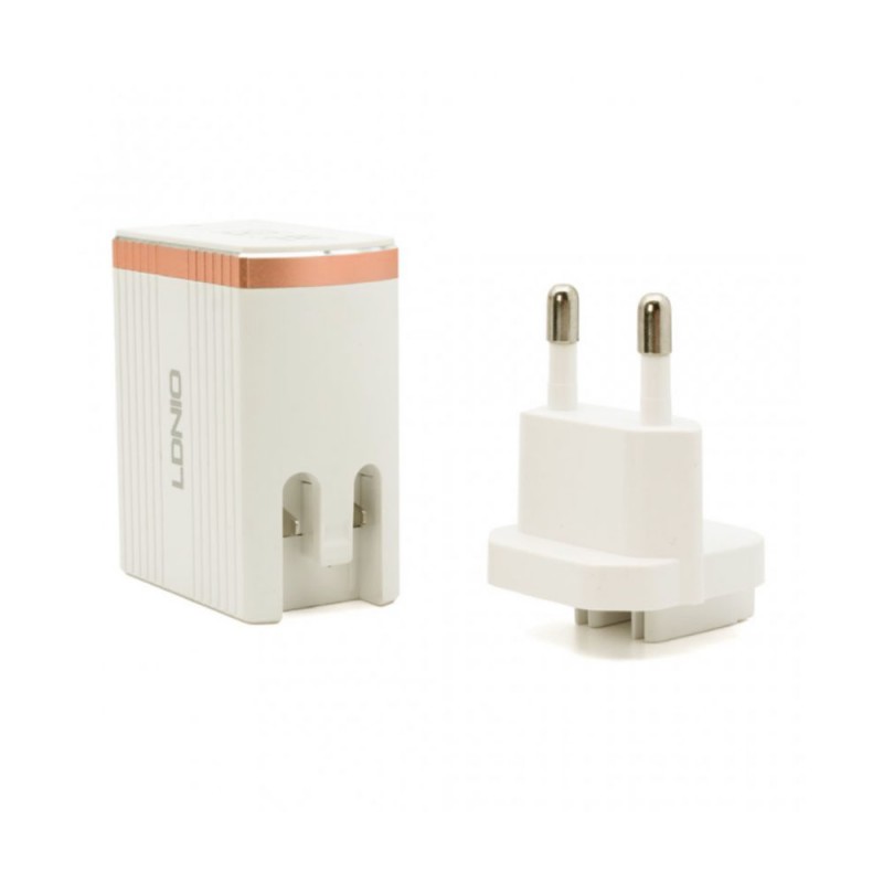 Мрежово зарядно устройство адаптер Ldnio 18W Type C, 220V, За iPhone 12 Pro, Pro Max в кутия, Бял