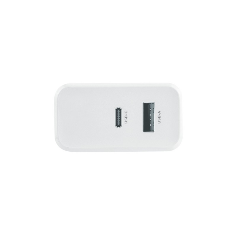 Зарядно устройство Maxlife MXTC-07-45AC PD QC 1x USB-C 1x USB 45W , Бяло