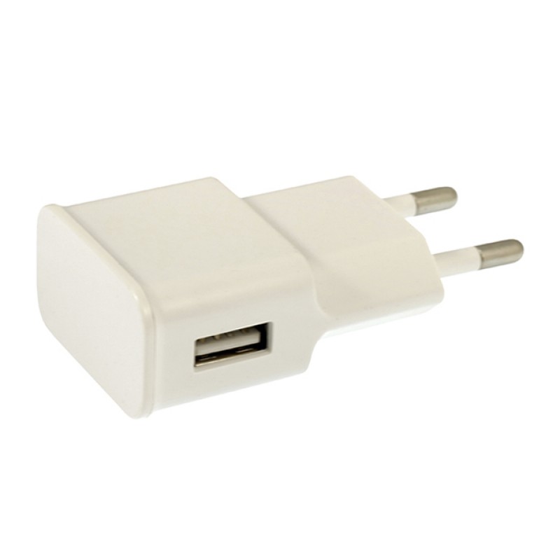 Мрежово зарядно устройство преходник адаптер HQ 220V, Type C/Micro USB, Бял/Черен